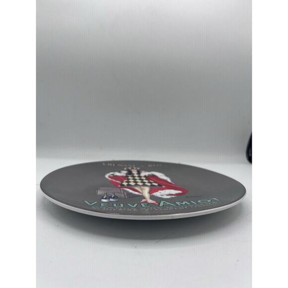 Pottery Barn 3 Cocktail Plates Bubbly Ceramic French 8” Contratto Champagne - Picture 7 of 12